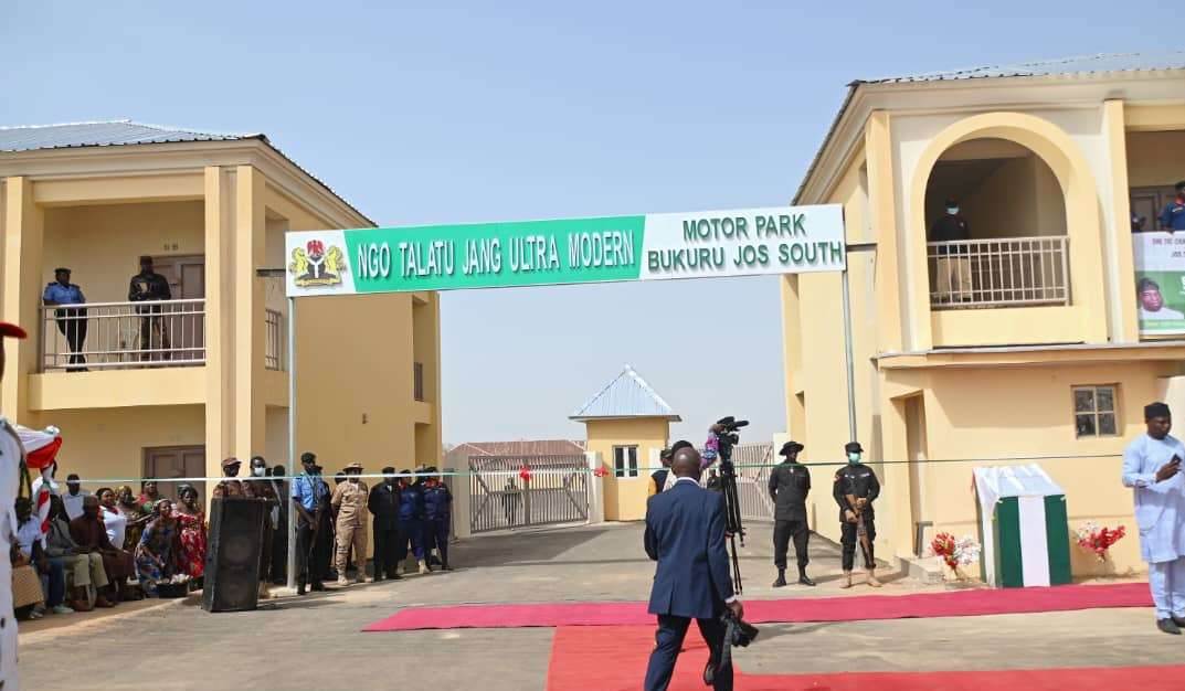 Governor Mutfwang Unveils Ultra Modern Motor Park in Plateau