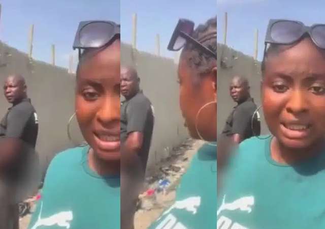 “All in the Name of Content” – Netizens React As Lady Records a Man Urinating by the Roadside