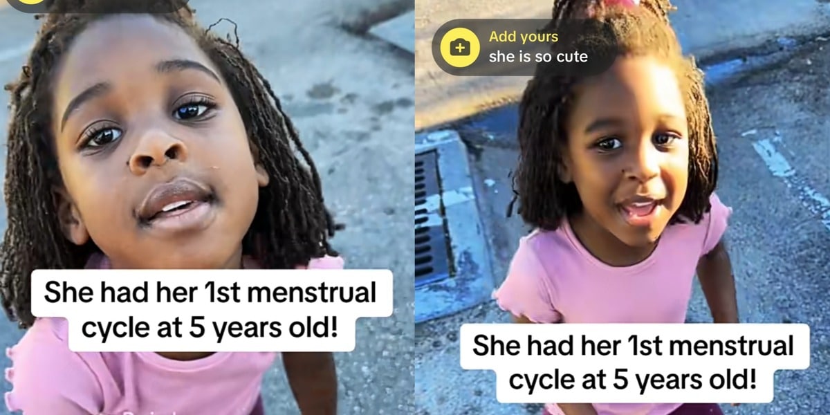 5-Year-Old Girl Bravely Opens up About First Menstrual Cycle