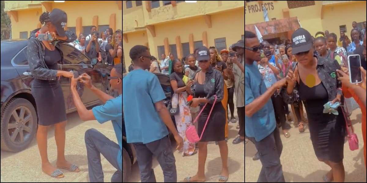 Moment Lady Rejects Man’s Public Proposal, Flings Away Ring