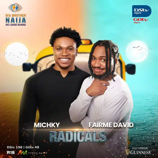 Fairme David and Michky bbnaija season 9