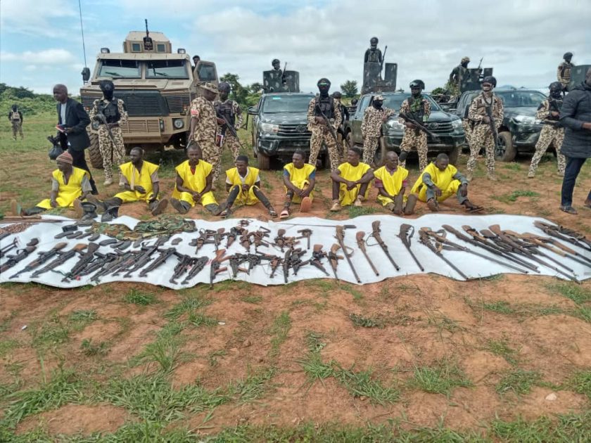 OPSH Troops Arrest Seven Terror Suspects, Cache of Sophisticated Weapons in Barkin Ladi