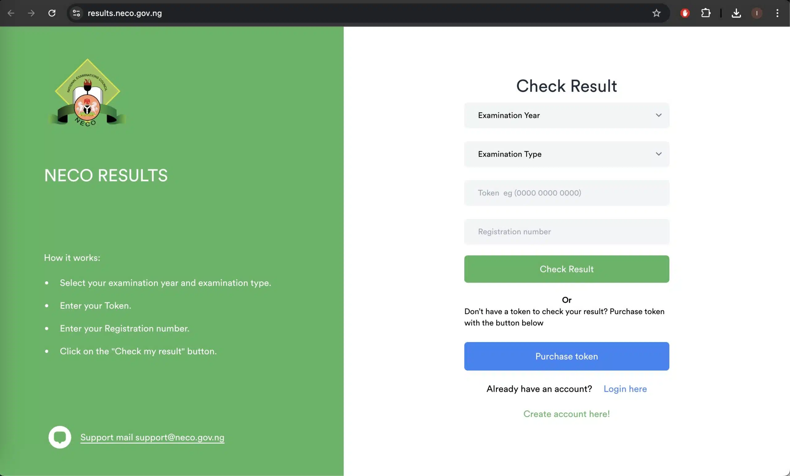 How to check 2024 NECO results 