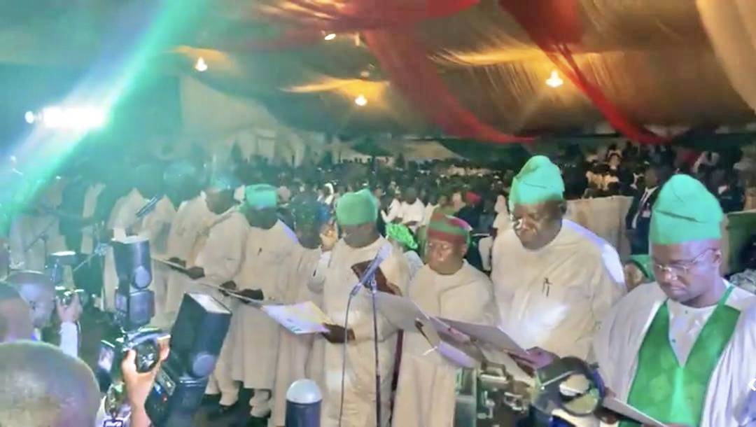 Governor Mutfwang of Plateau State Swears in Newly Elected Chairmen, Urges Transparency and Accountability