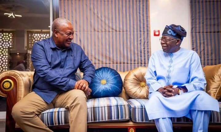 Tinubu to Attend Mahama’s Second Inauguration As Ghana’s President on Tuesday